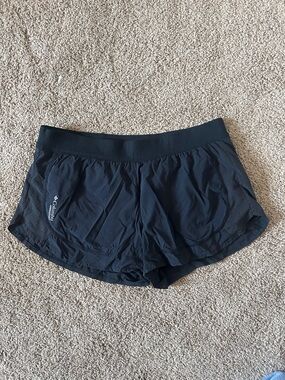 Columbia Women's Black Athletic Running Shorts with Elastic Waistband